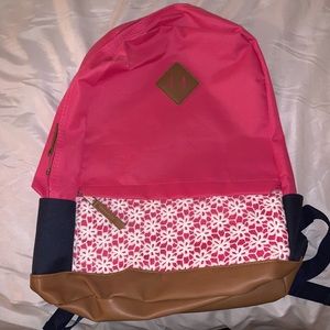 Brand New Back Pack Pink and lace